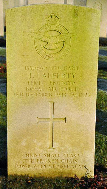 Sgt Thomas Lafferty<br/><br /><br />died December 3rd, 1943